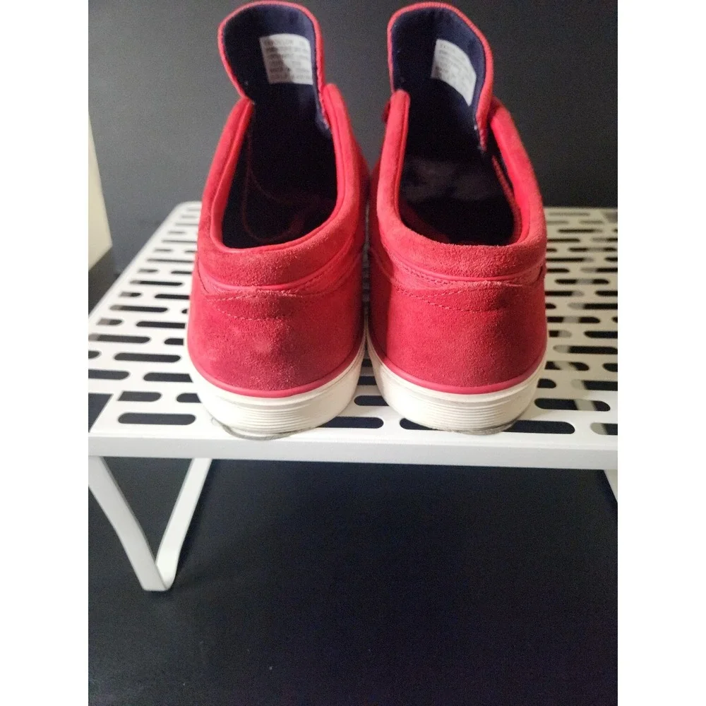 Polo Ralph Lauren Faxon Low Red Mesh Suede Sneakers Mens 13D 13297 D16